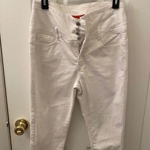 White High-rise Jeans